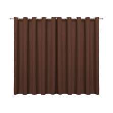 Cortina Blackout em Tecido Tabaco 2,70m x 1,80m 75% de Corta Luz - Ideal para Varão Simples de 2 Metros