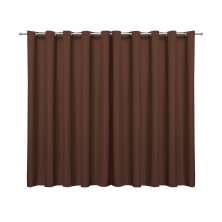 Cortina Blackout em Tecido Tabaco 4,00m x 2,70m 75% de Corta Luz - Ideal para Varão Simples de 3 Metros