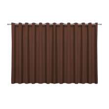 Cortina Blackout em Tecido Tabaco 5,00m x 2,70m 75% de Corta Luz - Ideal para Varão Simples de 4 Metros