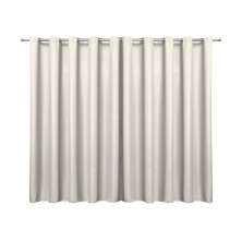 Cortina Blecaute de Tecido Palha 2,70m x 1,80m 95% de Corta Luz - Ideal para Varão Simples de 2 Metros