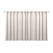Cortina Blecaute de Tecido Palha 5,00m x 2,70m 95% de Corta Luz - Ideal para Varão Simples de 4 Metros