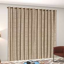 Cortina para Varão Atena Bege 280x300 cm