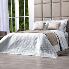 Jogo Cobre Leito Queen 100% Algodão Branco 200 Fios + Jogo de Cama 100% Algodão - 7 Peças