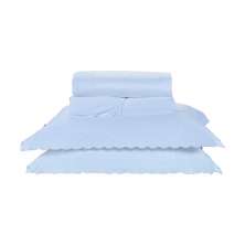 Jogo de Lençol Queen Size Branco 400 Fios Egípcio 100% Algodão 4 Peças 2,60m x 2,40m