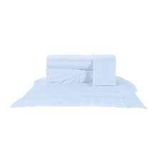 Roupa de Cama Queen Size Branco 400 Fios Egípcio 100% Algodão 4 Peças