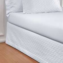 Saia Box Glass King Size Branco Micro Percal 200 Fios 1 Peça