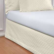 Saia de Box Matelada Glass Queen Size Palha Micro Percal 200 Fios 1 Peça