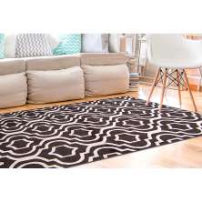 Tapete De Sala Marrom Decorativo Renaissance Antiderrapante 1,90m x 1,33m Lumiere Marrom 