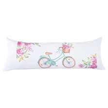 Travesseiro de Corpo Xuxão 1,46m x 46cm + Capa de Travesseiro Bicicleta