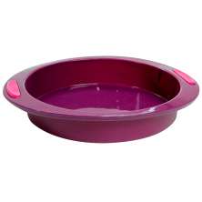 Forma para Bolo em Silicone Elite Roxa 36 cm