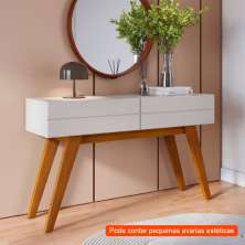 [OUTLET] Aparador Noronha Off White e Amadeirado