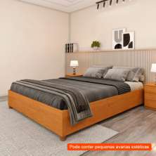 [OUTLET] Base para Cama Box Queen Mônaco (35x164x203 cm) Cinamomo