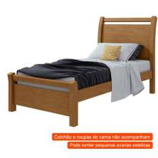 [OUTLET] Cama Solteiro Reali Amêndoa Clean