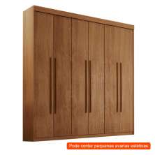 [OUTLET] Guarda-Roupa Casal Xangai 6 PT 2 GV Imbuia