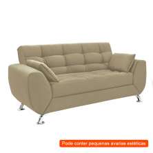 [OUTLET] Sofá 2 Lugares Larissa I Suede Bege