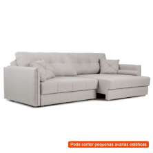 [OUTLET] Sofá 3 Lugares Retrátil e Reclinável Prime Linho Cinza 190 cm
