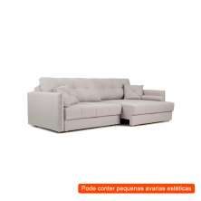 [OUTLET] Sofá 3 Lugares Retrátil e Reclinável Prime Linho Cinza 210 cm