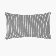 Almofada Pesponto 30x45 Cinza Claro