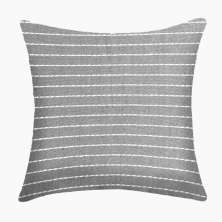 Almofada Pesponto 43x43 Cinza Claro
