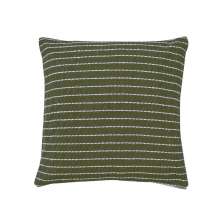 Almofada Pesponto 43x43 Verde Oliva