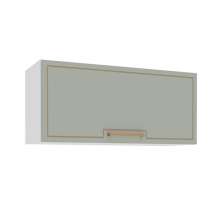 Armário Aéreo Amara 1 Porta Verde e Branco