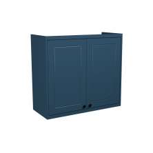 Armário Aéreo Évora 2 Portas Azul Orion 80 cm