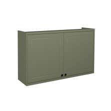 Armário Aéreo Évora 2 Portas Verde Hill 120 cm