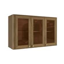 Armário Aéreo Kapiz 3 Portas Nogueira 120 cm