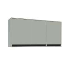 Armário Aéreo Koya 3 Portas Verde Oliva