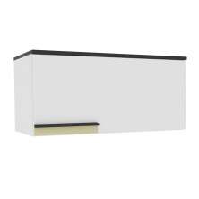 Armário Aéreo Manhattan 1 Porta Branco Ártico 80 cm