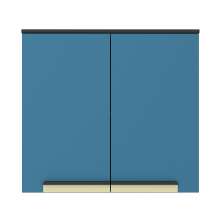 Armário Aéreo Manhattan 2 Portas Azul Orion 80 cm