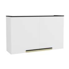 Armário Aéreo Manhattan 2 Portas Branco Ártico 120 cm
