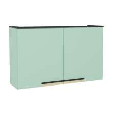 Armário Aéreo Manhattan 2 Portas Verde Bali 120 cm