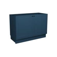 Balcão de Cozinha sem Tampo Évora 2 Portas Azul Orion 120 cm