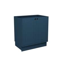 Balcão de Cozinha sem Tampo Évora 2 Portas Azul Orion 80 cm