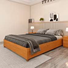 Base para Cama Box Queen Mônaco (35x164x203 cm) Cinamomo