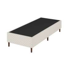 Base para Cama Box Solteiro Aurus (38x88x188) Bege