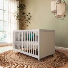 Berço Minicama com Tela Fofura Branco