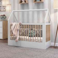 Berço Montessoriano Minicama Wood Branco