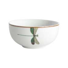 Bowl Pequenos Voadores Libélula Branco e Verde