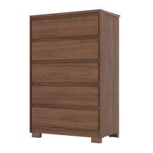 Cômoda Andría 5 Gavetas Castanho