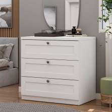Cômoda Infinity 3 Gavetas Branca