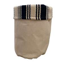 Cachepot Toulon G Azul Marinho e Cru