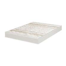 Colchão Casal Joyful Espuma D33 (17x138x188) Branco e Bege