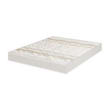 Colchão Queen Joyful Espuma D33 (17x158x198) Branco e Bege