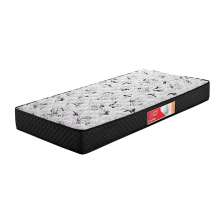 Colchão Solteiro Cristal Basic Mola Bonnel (20x188x88) Preto e Branco
