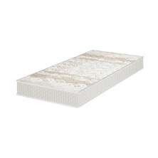 Colchão Solteiro Joyful Espuma D33 (17x88x188) Branco e Bege