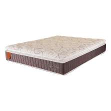 Colchão Viúva Safira Plush Mola Ensacada (30x128x188) Branco e Cinza