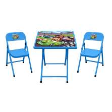 Conjunto Infantil com Mesa e 2 Cadeiras Azul