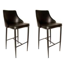 Conjunto com 2 Banquetas Narah Preto